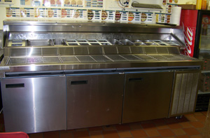 Under-counter and lowboy coolers and freezers